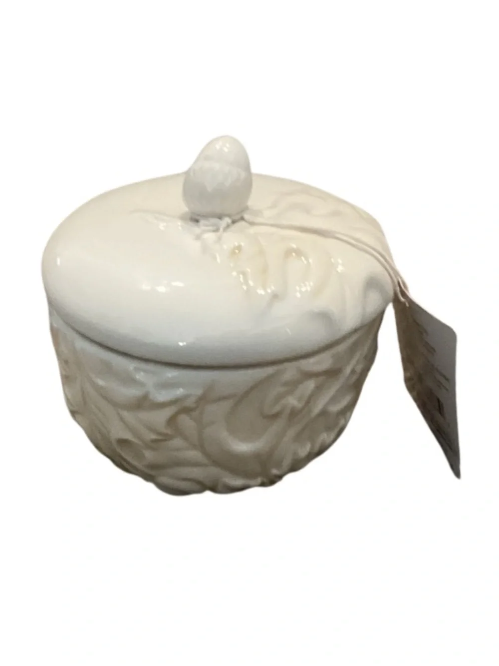 Hallmark Acorn Oak Leaf Ceramic Candle with Lid Pumpkin Scent New